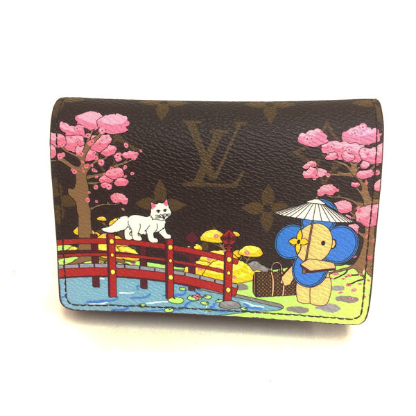 LV ルイ・ヴィトン モノグラム ポルトフォイユ・ヴィクトリーヌ ヴィヴィエンヌ