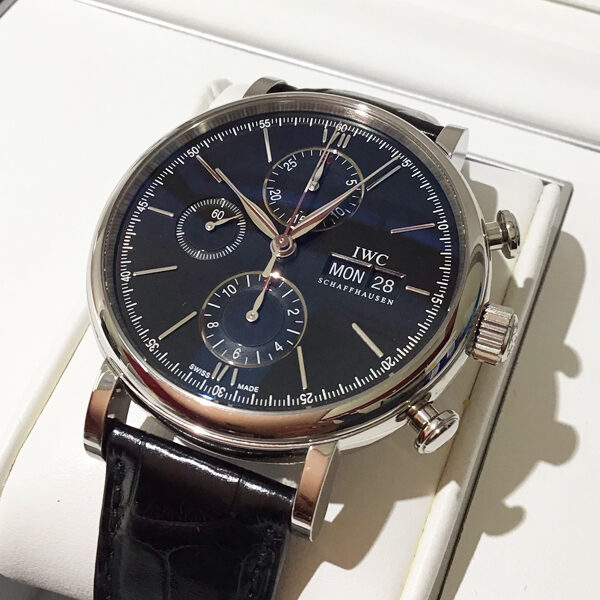 IWC ポートフィノクロノグラフ SS/AT 箱保付き