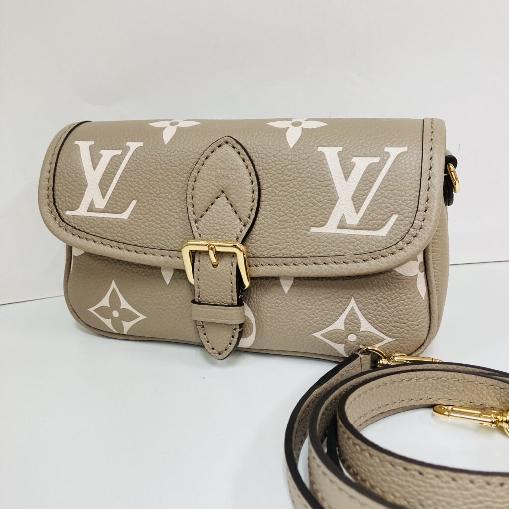 LV バイカラーモノグラム･アンプラント ナノ･ディアヌ M83300 箱付き