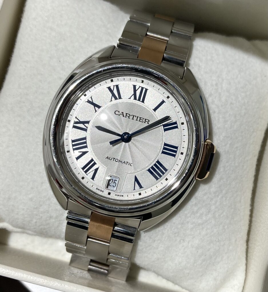 カルティエ　クレドゥカルティエ　K18PG/SS/AT   Bスケルトン　W2CL0003   ケース、保証書付き
