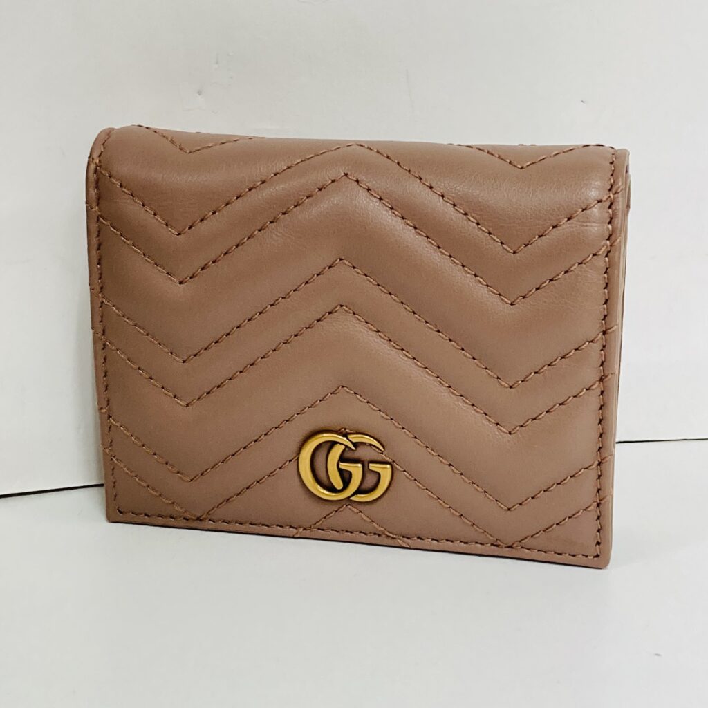 グッチ G Gマーモント コンパクトウォレット 466492 DTDHD 1523 箱付き