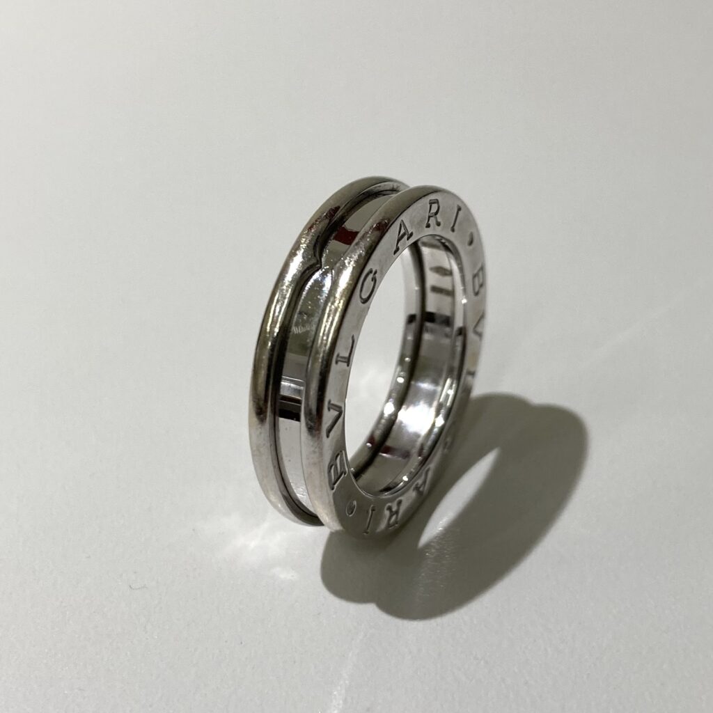ブルガリ　750WG   B-zero1   XS   リング