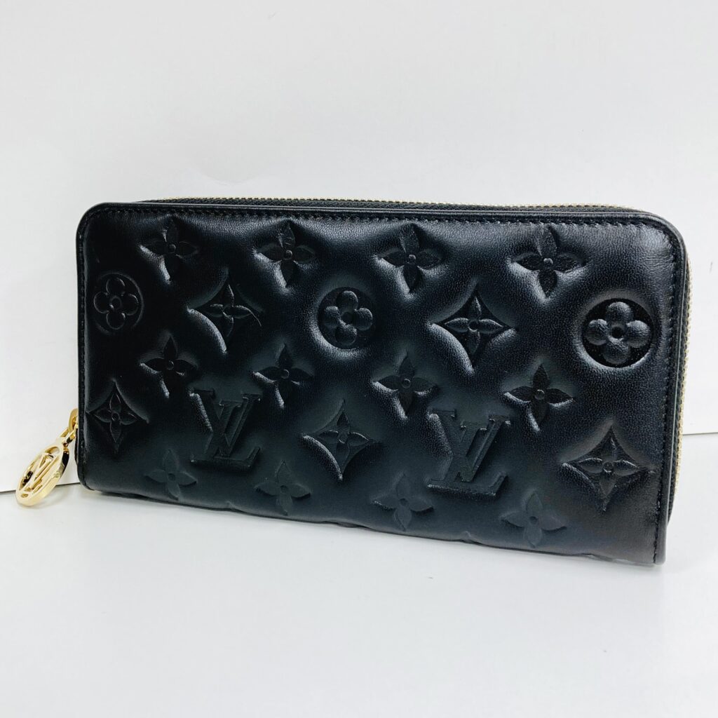 LV モノグラム･エンボス ジッピー･ウォレット M81510 箱付き