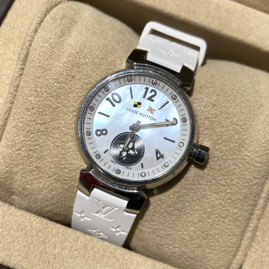 LV  タンブール  ラブリーカップ  SS/QZ  Q12M0  箱付き