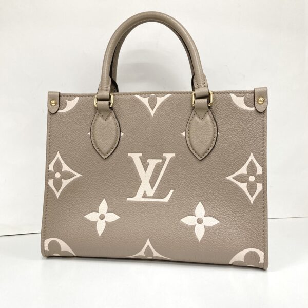LV バイカラー モノグラム･アンプラント オンザゴーPM M45779 袋付き
