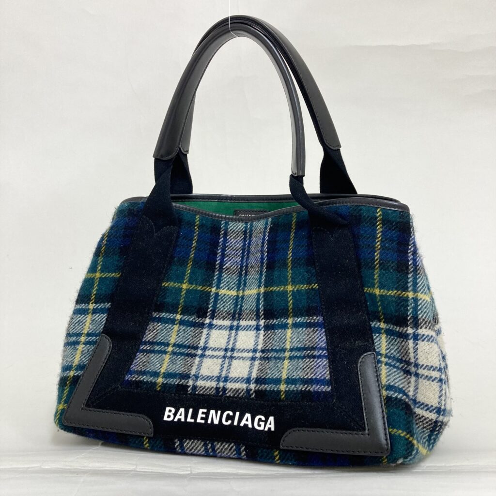 バレンシアガ ネイビーカバスS 339933