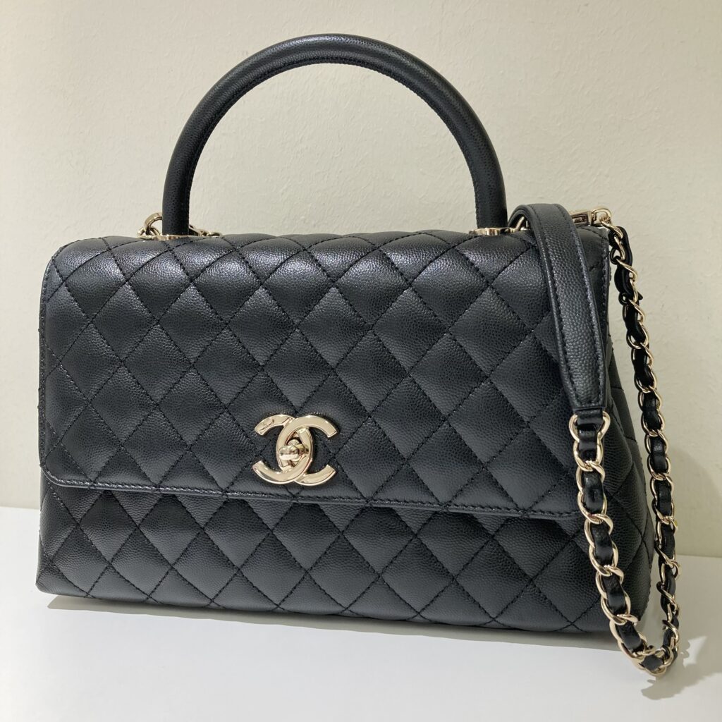 シャネル  キャビアスキン  ココハンドル29