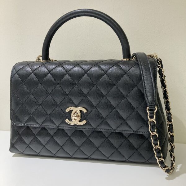 シャネル  キャビアスキン  ココハンドル29