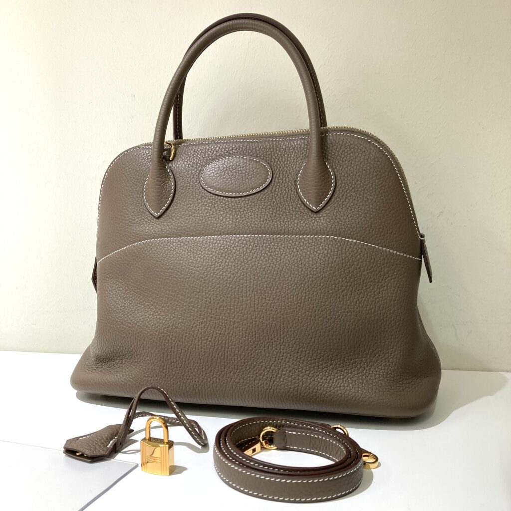 エルメス  ボリード31  エトゥープ  C刻