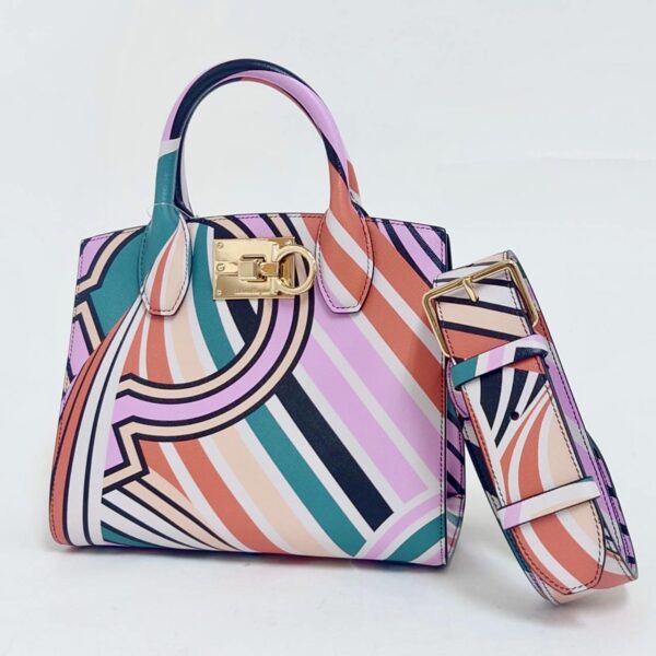 フェラガモ スタジオボックス ミニハンドバッグ 211496 袋付き