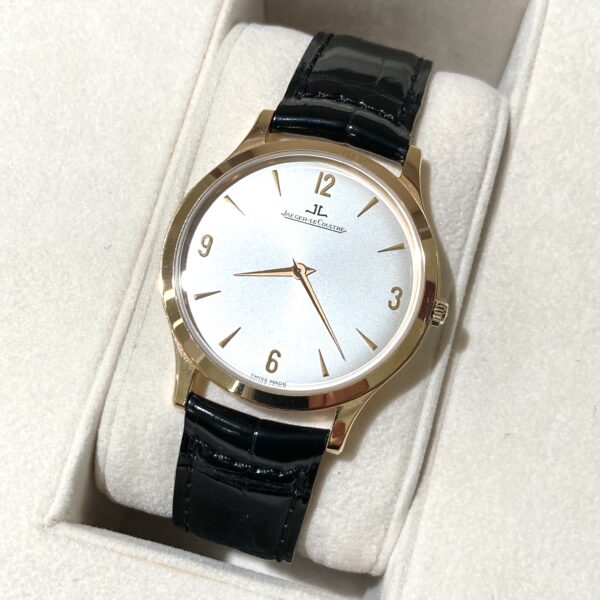 ジャガールクルト  マスターウルトラスリム  K18PG/手巻  145.2.79.S  箱付き