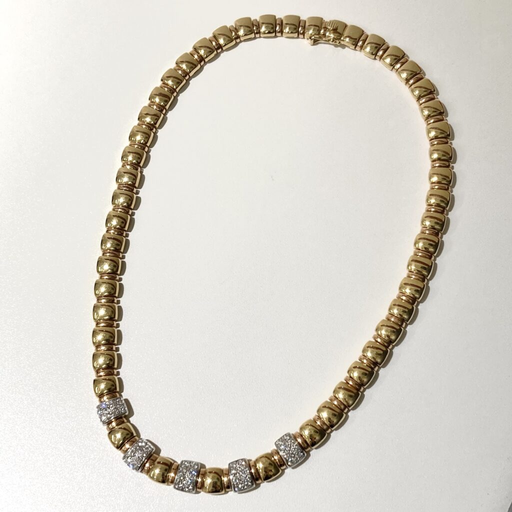 ルシール  750コンビ  ダイヤ  ネックレス