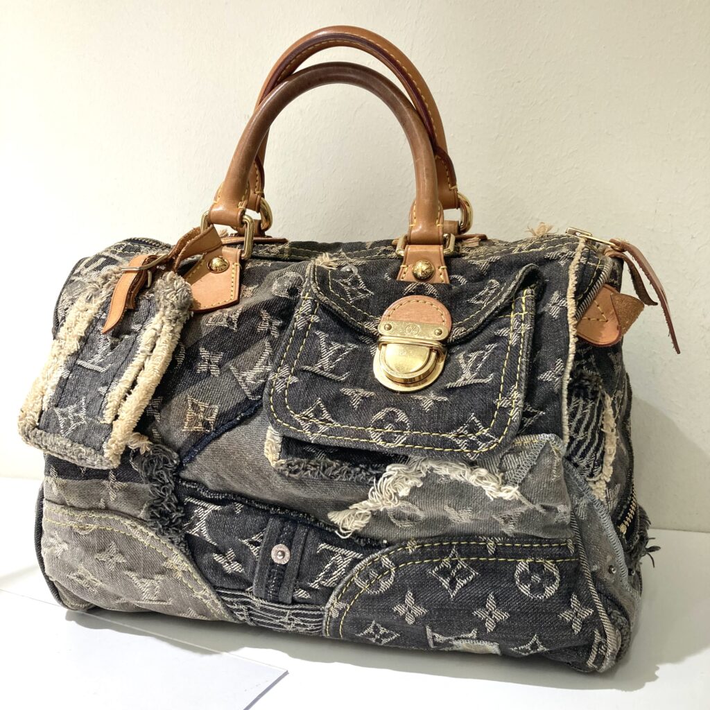 LV  モノグラムデニム・パッチワーク  スピーディ30  M95381