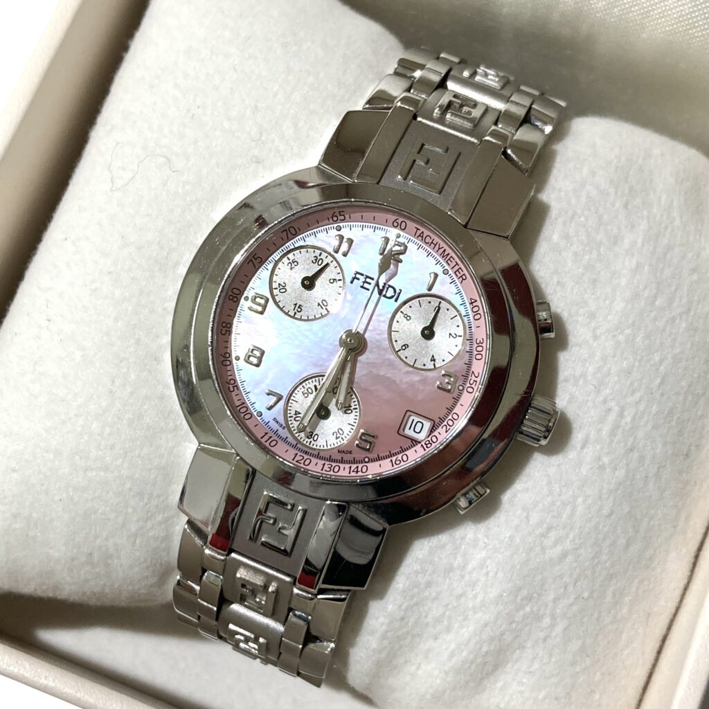 フェンディ  ズッカ  クロノ  SS/QZ  4500L  シェル  保証書付き