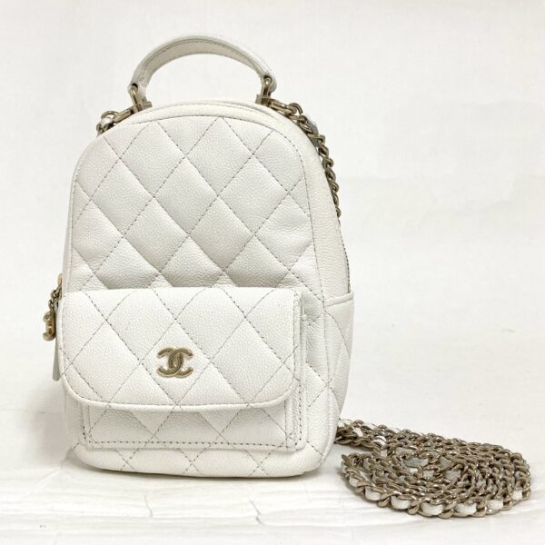 シャネル マトラッセ キャビアスキン タイムレスクラシック ミニバッグパック AP3753