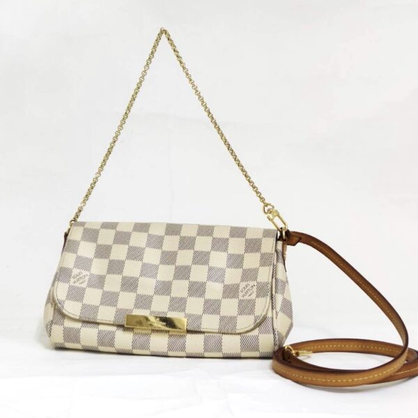 LV ダミエ･アズール フェイボリットMM N41275 袋付き