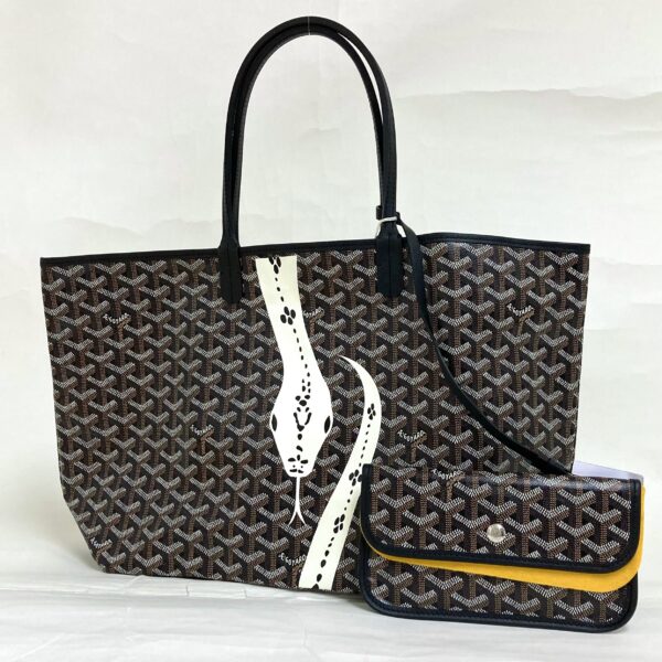 ゴヤール サンルイPM マーカージュアート スネーク 袋付き