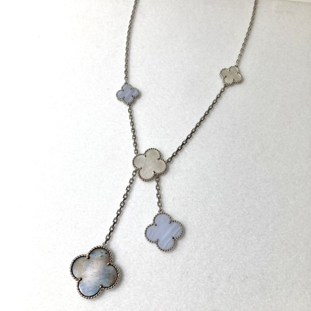 ヴァンクリーフ&アーペル  750WG  マジックアルハンブラ  ネックレス  VCARN18900