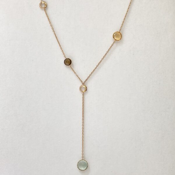 ゾッカイ 750 マルチストーン ダイヤ ネックレス