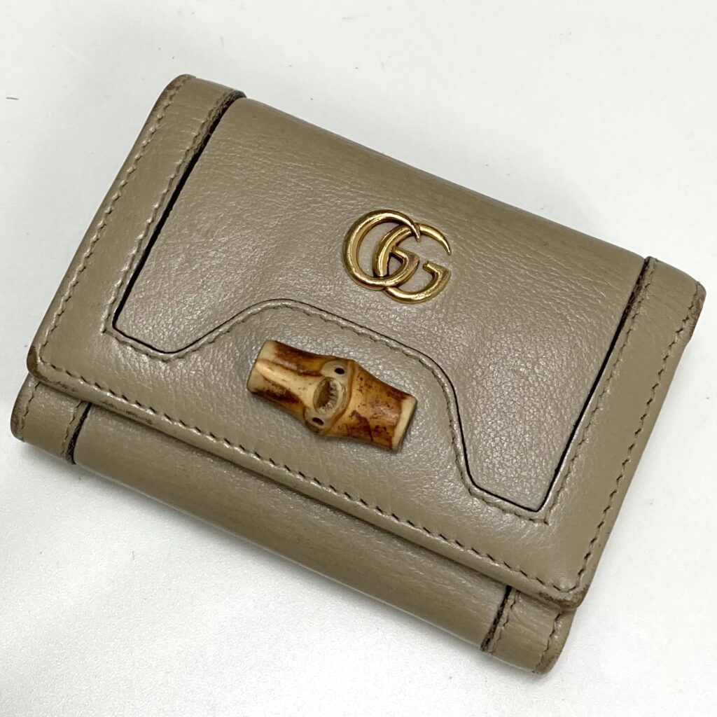 グッチ GGマーモント バンブー コンパクトウォレット 658635 箱付き