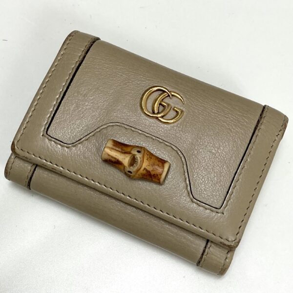 グッチ GGマーモント バンブー コンパクトウォレット 658635 箱付き