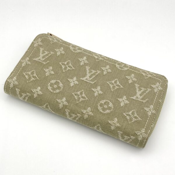 LV モノグラム・デニム ジッピー・ウォレット M28297